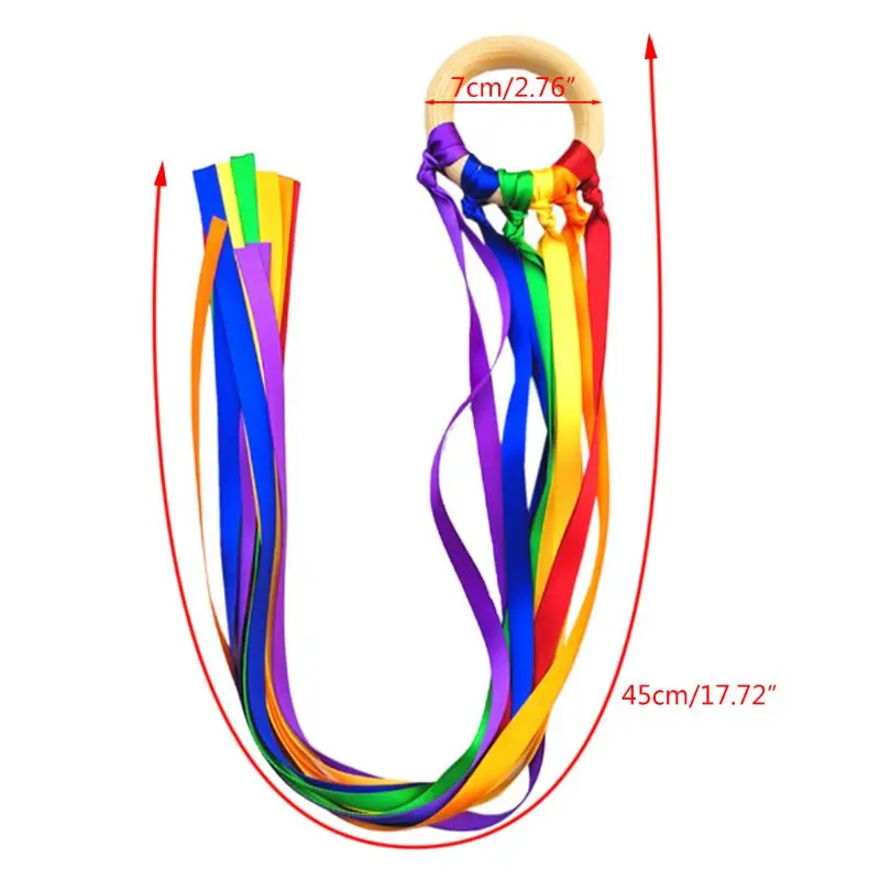 Rainbow Ribbon Ring