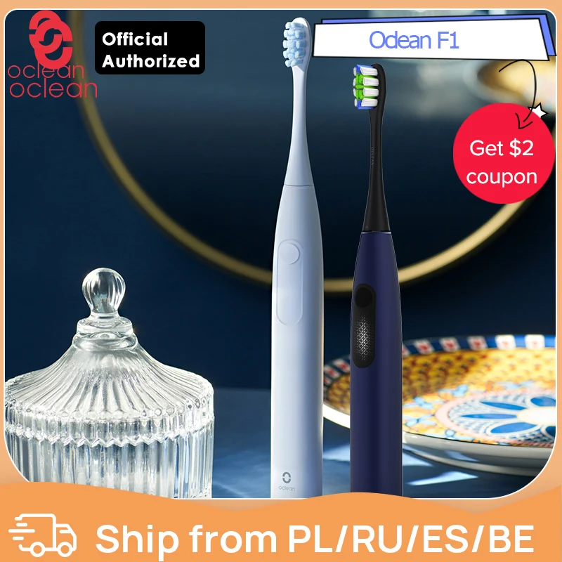 Versión Global Oclean F1 Sonic cepillo de dientes eléctrico IPX7 impermeable cepillo de dientes inteligente carga rápida tres modos de cepillado para adultos
