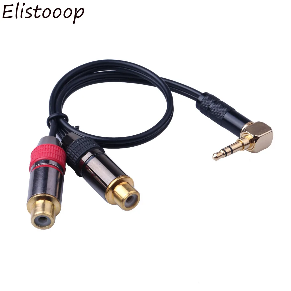 Elitooop 3 5 аудио кабель RCA мм разъем папа к famale Aux для Edifer домашний кинотеатр наушники