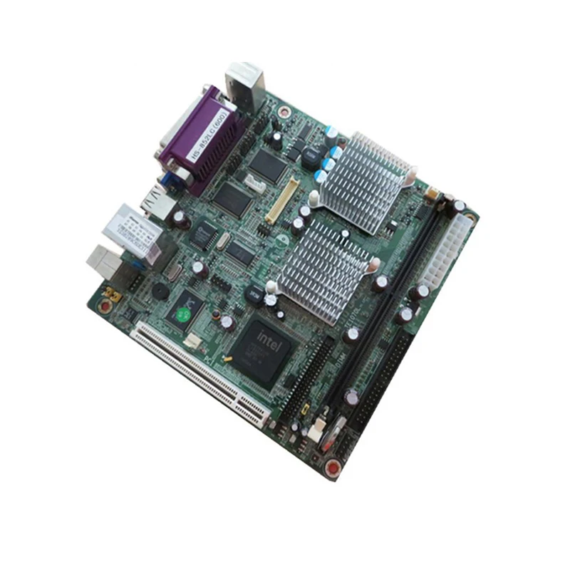 ITX industrial motherboard DDR LVDS PCI 4*COM PS/2 VGA LPT USB IDE