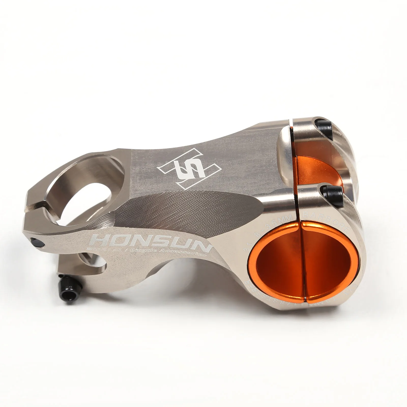 Rainbow Color Bicycle Handle Stem 35mm 31.8mm Aluminium Front 28.6mm MTB Mountain Road Bicycle Bicycle Stem AM/XC -17degrees 