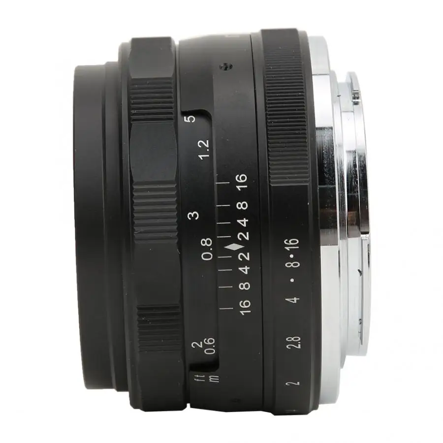 Meike lente para celular 35 мм F1.4APS-C Фокус объектив портрет большая апертура для Canon EOS-M Крепление камеры EF-M аксессуары
