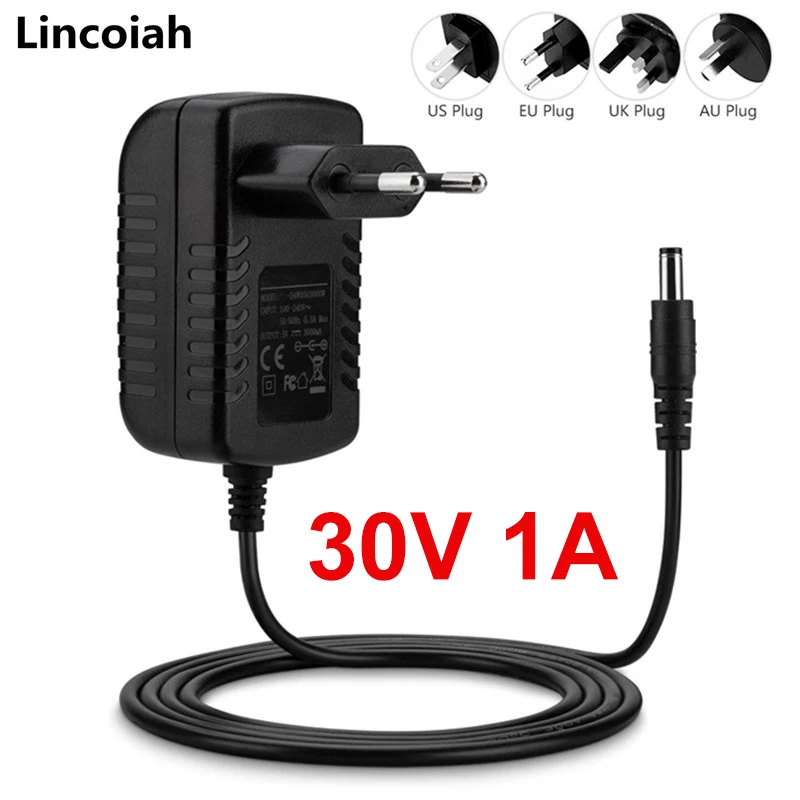 30V 1A AC/DC Adapter Charger For Bosch Athlet 25.2V DYF-S-A030500 YLS0241A-E300050 12006118 VCAS010V25 Vacuum Cleaner charger adapter,power supply adapter,battery charger adapter