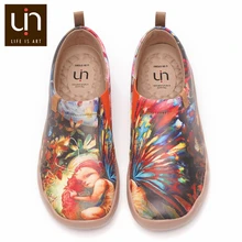 UIN Dreaming Butterfly Fairy художественные Лоферы для женщин из микрофибры кожаная обувь для путешествий Мягкие прогулочные кроссовки легкие