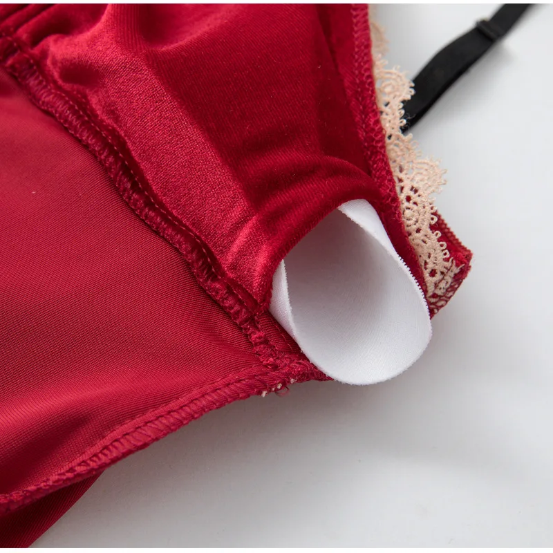 Kupokasi 3Pcs Gold Velvet Pajamas Set For Women Winter Sleep Suit Sexy Homewear Pijama Girl Pajama Home Robe Wear