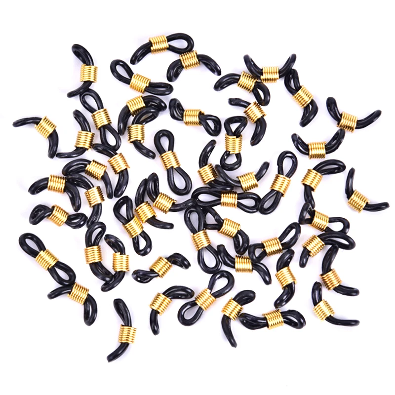 50pcs Ear Hook Eyeglasses Spectacles Chain Glasses Retainer Ends Rope Sunglasses Cord Holder Strap End Loop Connector | Аксессуары для