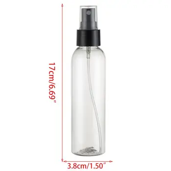 

10Pcs/Set 150ml Plastic Empty Spray Bottles Travel Portable Transparent Fine Mist Atomiser Refillable Liquid Containers