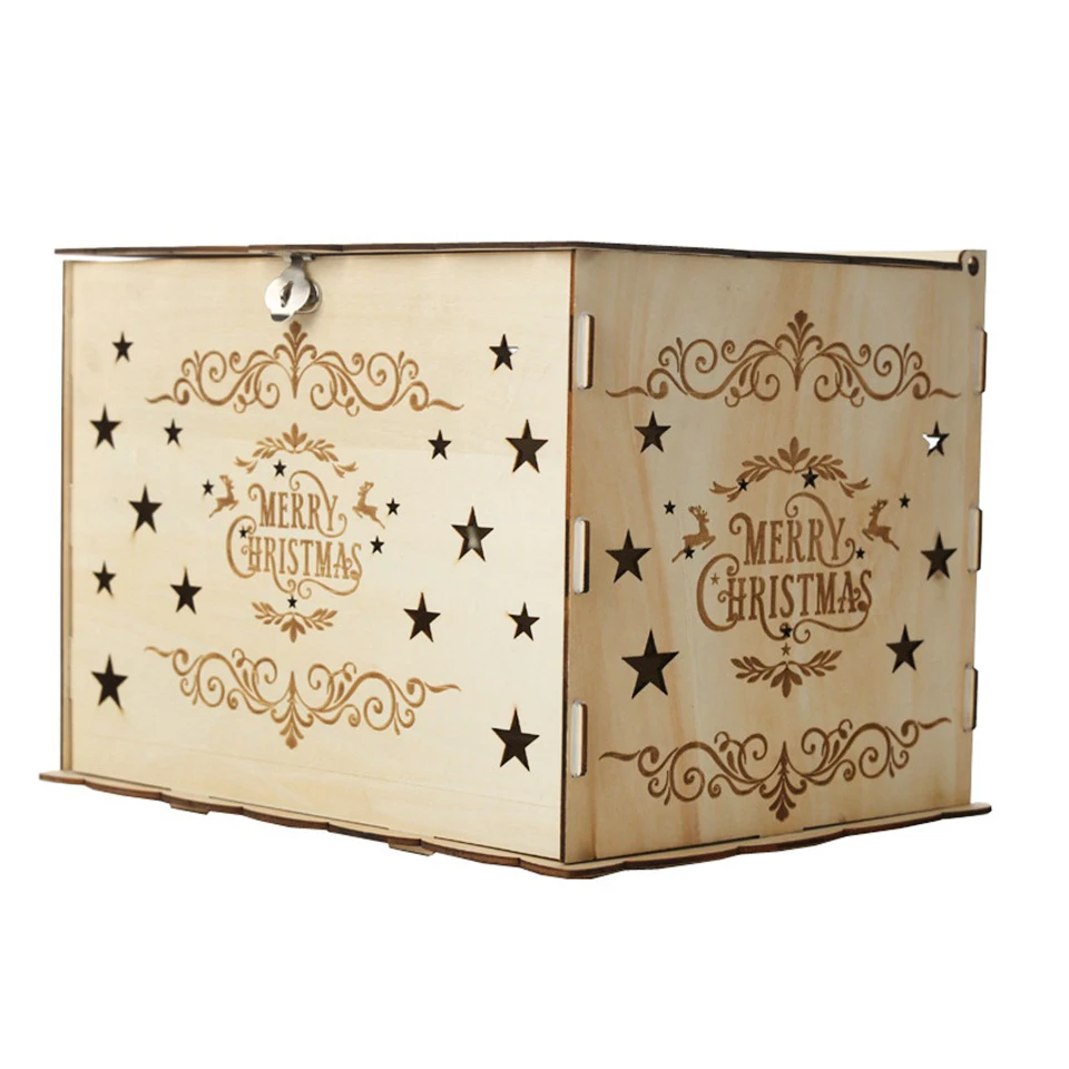 Christmas DIY Wooden Gift Card Box (8)