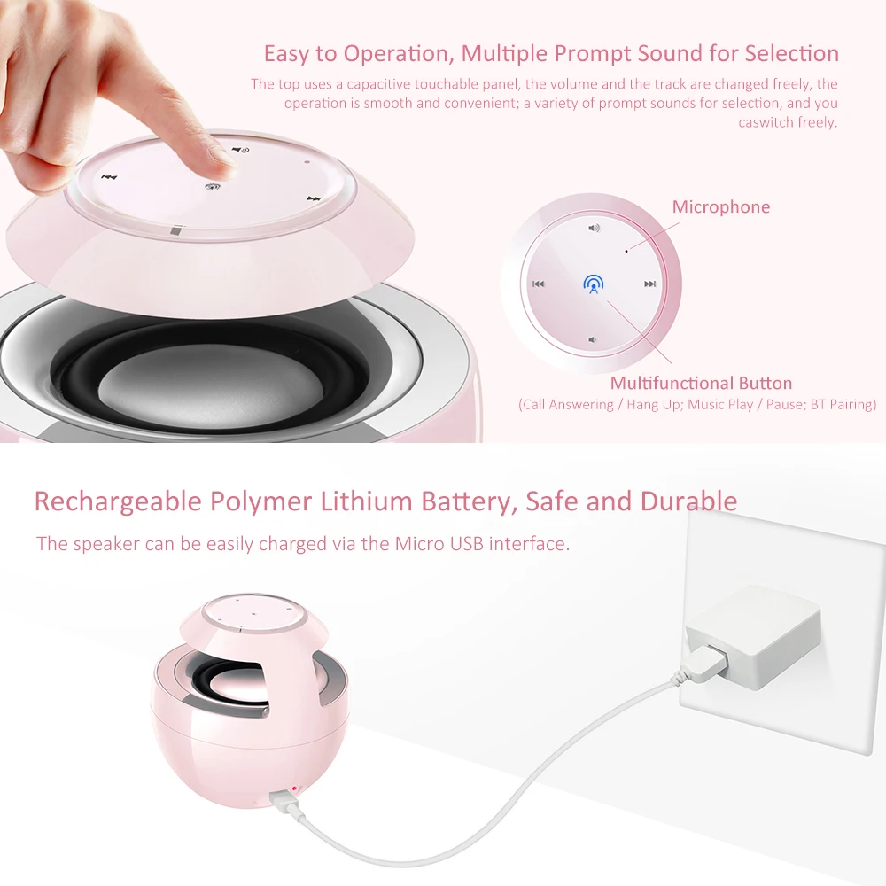 Original Huawei Portable Bluetooth Speaker Wireless Loudspeaker Sound Stereo Music 360 Surround Speakers Waterproof AM08 Swan