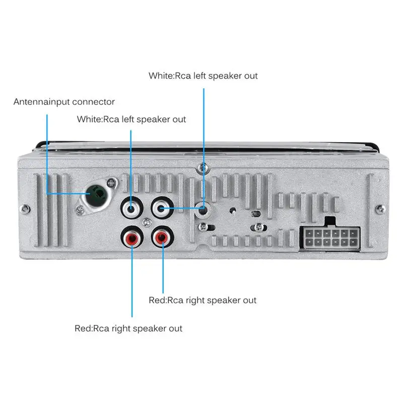 4*60 Вт Bluetooth fm-радио Aux автомобильное радио 12 В lcd Автомобильный медиаплеер SD USB MP3 автомагнитолы Автомобильная электроника