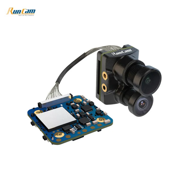 Original RunCam Hybrid 4K 30fps FOV 145 Degree HD Recording DVR Dual Lens Mini FPV Camera for RC Racing Drone Replacement Parts