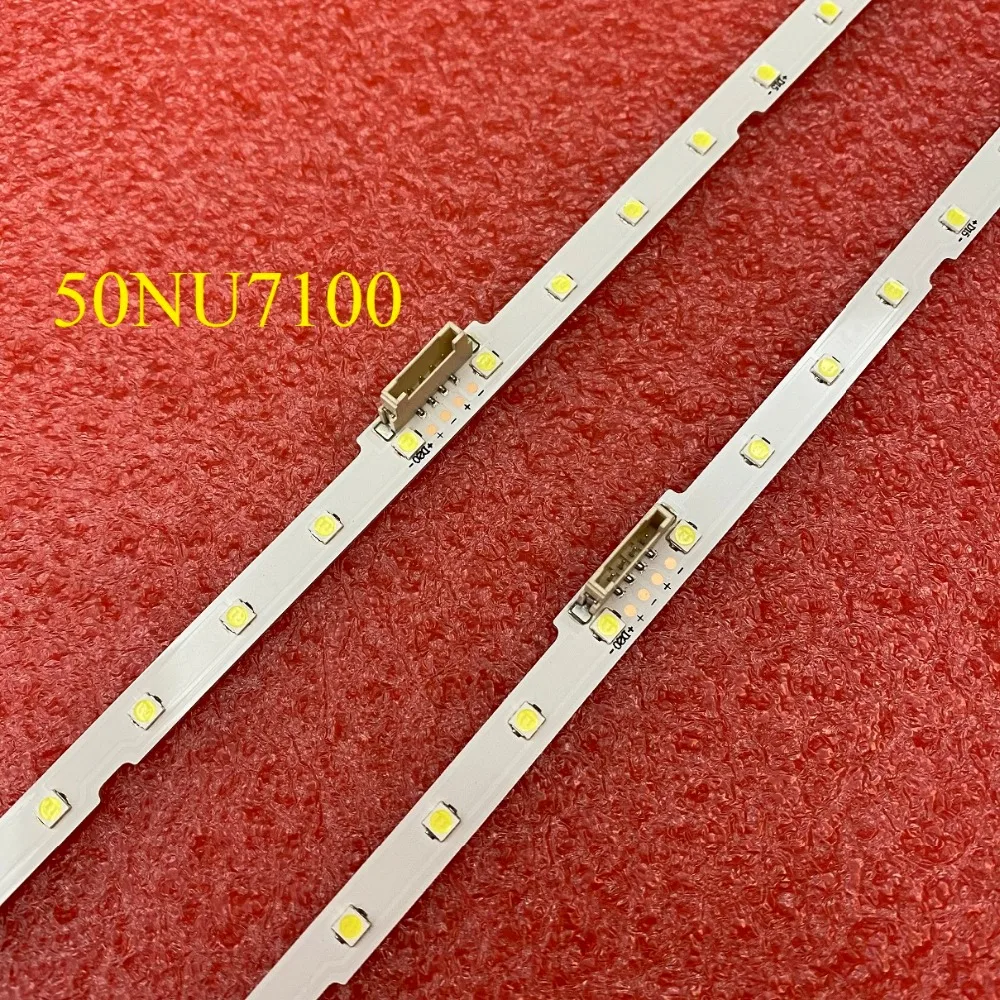 2pcs LED strip for Samsung UE50NU7025 UE50NU7025K UN50NU7100 UE50NU7100 UE50NU7400 UN50NU7400 UE50NU7020 UE50NU7020W UE50NU7090 striplights