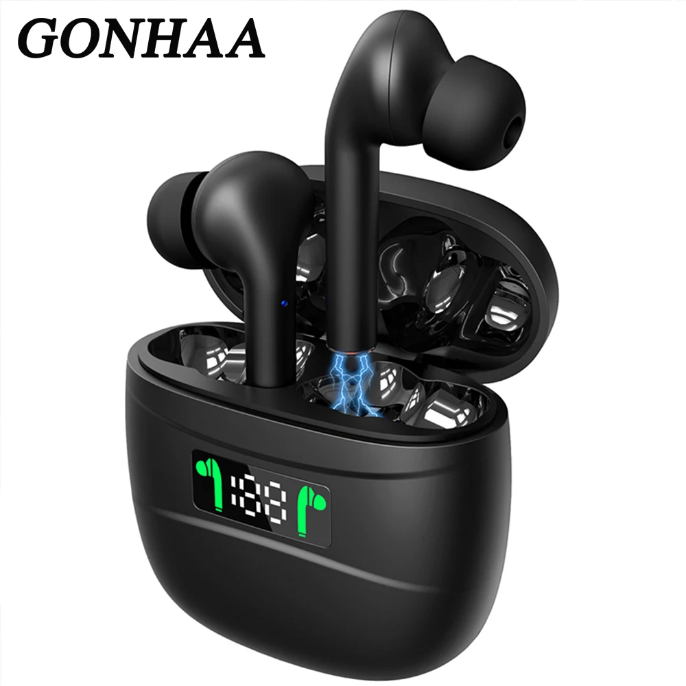 Беспроводные наушники J3 Pro Tws Bluetooth 5 2 HD гарнитура сканер отпечатков пальцев