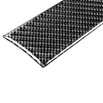 

2 Pcs Decoration Cover Trim Carbon Fiber Copilot Black Sun-proof Dashboard