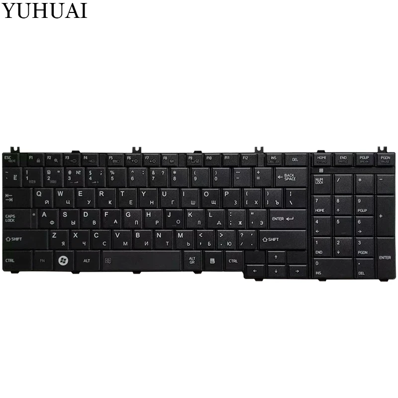 Новая русская клавиатура для ноутбука Toshiba Satellite L655 L655D C655 C655D C660 C660D C650D L650 C670 L650D L755 Клавиатура черного цвета