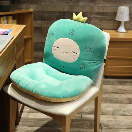 Cushion cushion one chair seat cushion lazy cushion office backrest sedentary dormitory cushion cushion