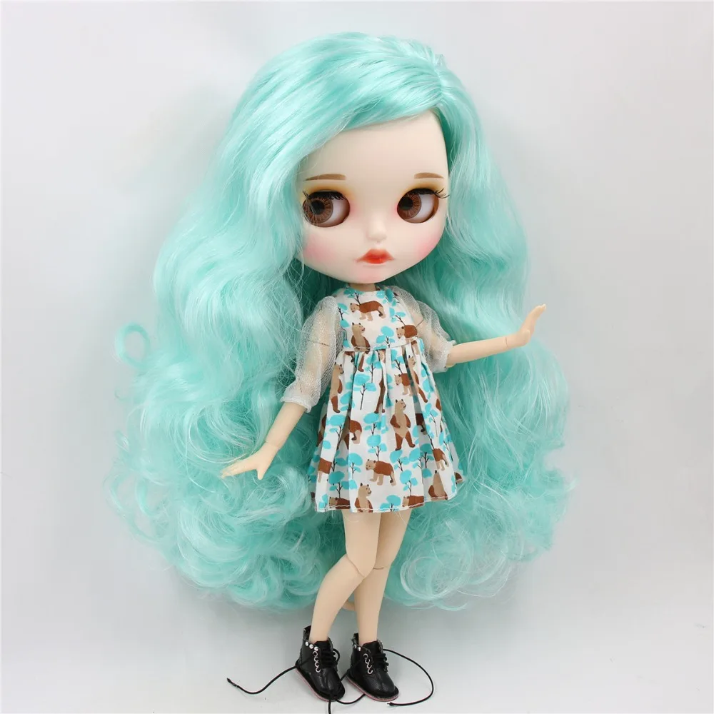 ICY factory шарнирная кукла blyth joint/нормальное тело Мятные волосы матовое лицо 1/6 игрушка BL4268/136 30 см подарок для девочки