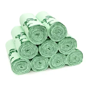 

100% Compostable Trash Bags 100 Count 31.7Gallon Extra Thick 1.1 Mils Small Kitchen Compost Trash Bags Food Scrap Yard Waste Bag