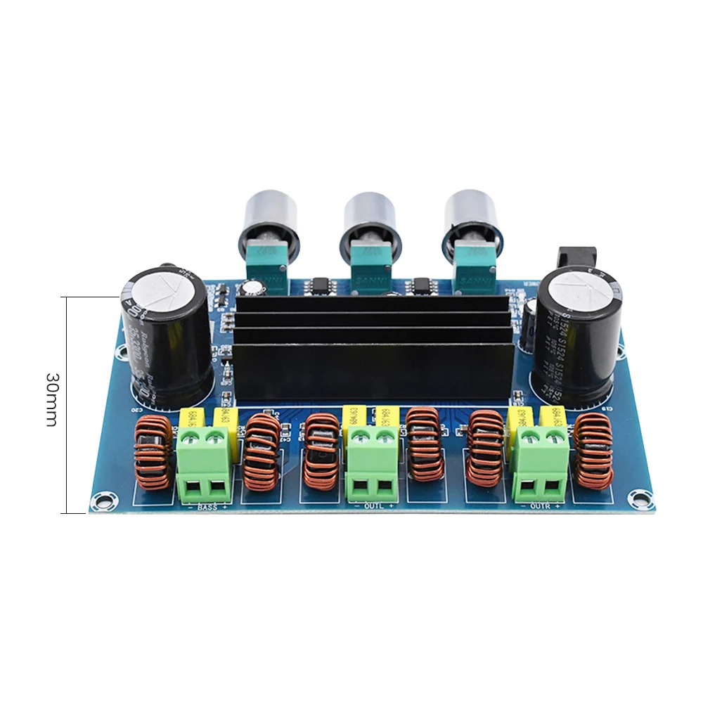AIYIMA Bluetooth 5,0 TPA3116D2 цифровой усилитель мощности аудио Плата 50Wx2+ 100 Вт 2,1 усилитель звука сабвуфер AUX мини-усилитель