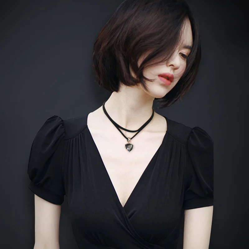 Korotkaya Zhenskaya Kaplya Vody Ozherele Mody Lichnosti Korejskij Prostoj Personalizirovannye Mody Choker Ozherele Luchshih Druzej Aliexpress Mobile