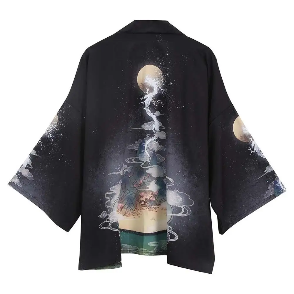 Japanese Haori Modern Streetwear Summer Yukata Kimono Men Women Cardigan японская одежда Traditional Clothes японский стиль