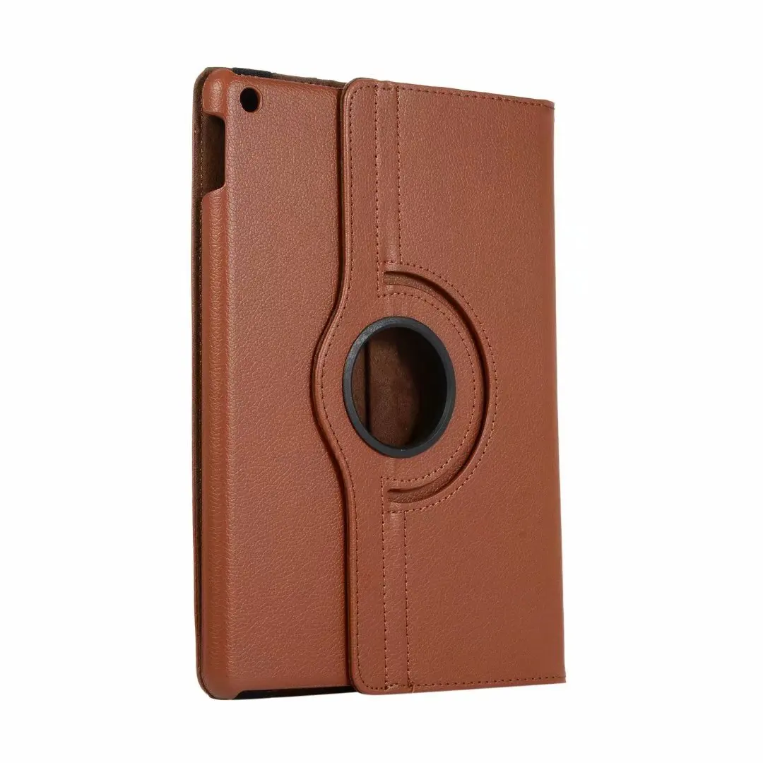 brown Для iPad 10,2 Smart Cover вращающийся на 360 Градусов Кожаный чехол-подставка для Apple iPad 7го поколения A2200 A2198 A2232# S - Цвет: brown