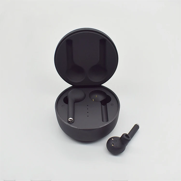 black headset Bluetooth наушники с шумоподавлением, гарнитура 5,0, сенсорное управление, Смарт siri, 3D звук, музыка, auriculares, беспроводные bluetooth наушники - Цвет: black headset