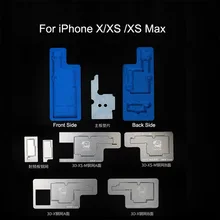 MECHANIC 3D BGA Reballing Stencil Kit For iPhone X/XS/XR/XS MAX Intermediate layer can be planted platform tin template welding