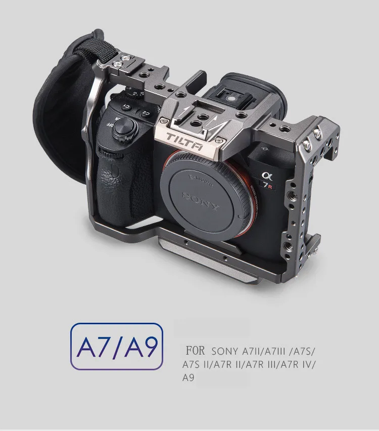 TILTA клетка для sony a7 ii/A7 iii/A9 a7rii a7r3 a7r iii a7sii видео DSLR камера клетка для Alpha A 7 vs smallrig sony a7 клетка