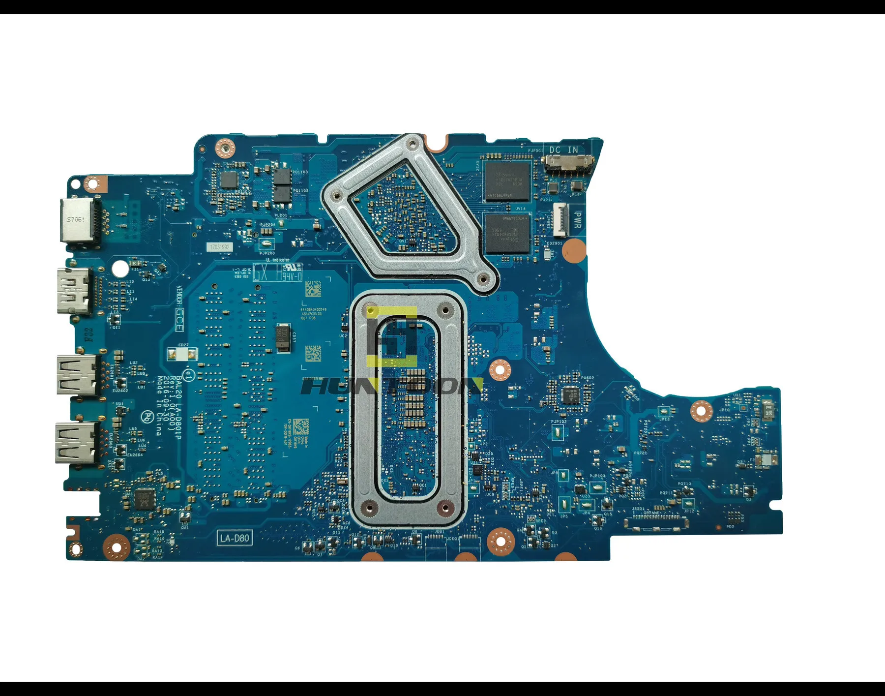 Высокое качество BAL20 LA-D801P для Dell 5567 5767 Материнская плата ноутбука CN-0KFWK9 SR2ZV I7-7500U R7 M440 4 Гб DDR4 тестирование
