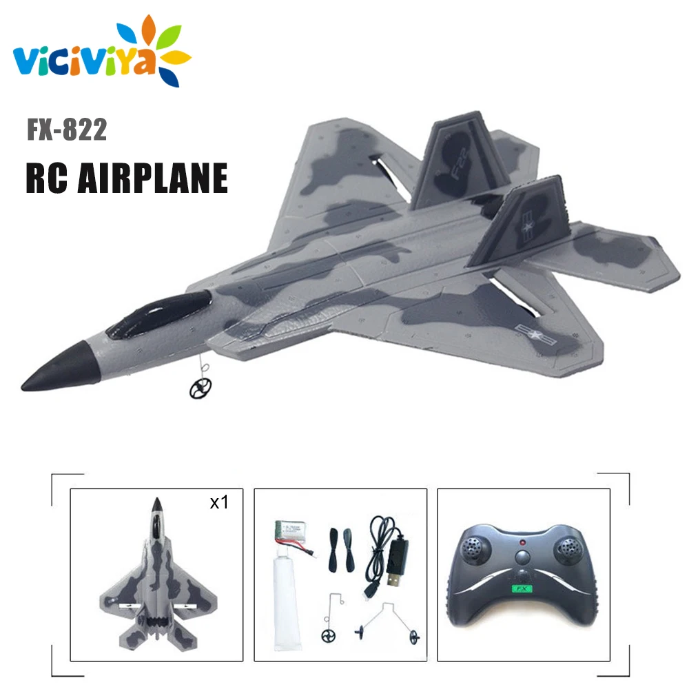 FX-822 F22 2.4GHz EPP RC Airplane RTF with Wireless Remote Controller RC Quadcopter Aircraft Model (2)