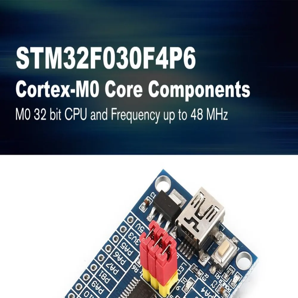 Cortex-m0 пластина магнитной системы 48 МГц 32-разрядный Процессор системы stm32f030f4p6 мини пластина ключевых компонентов для электроники