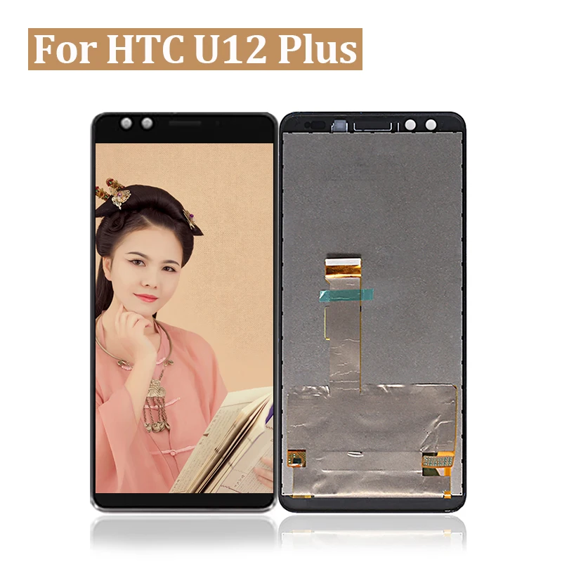 Для 6," htc U12+/U12 Plus ЖК-экран+ сенсорная панель дигитайзер экран для 2880*1440 htc U12 Plus ЖК-сборка