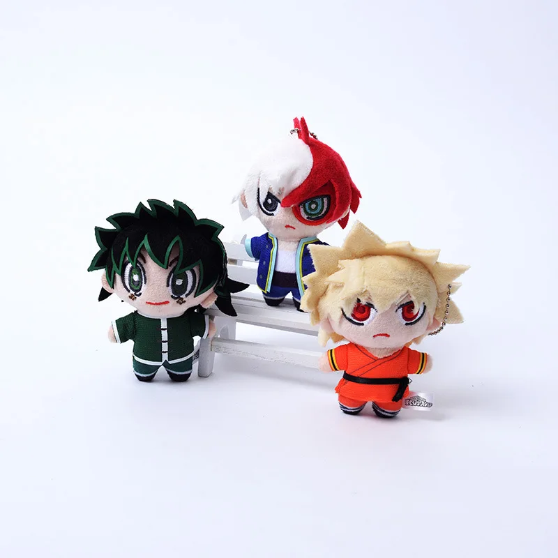 Аниме Мой герой Academy izku Bakugou Shouto плюшевый брелок Подвеска игрушка 10 см мягкие куклы подарок