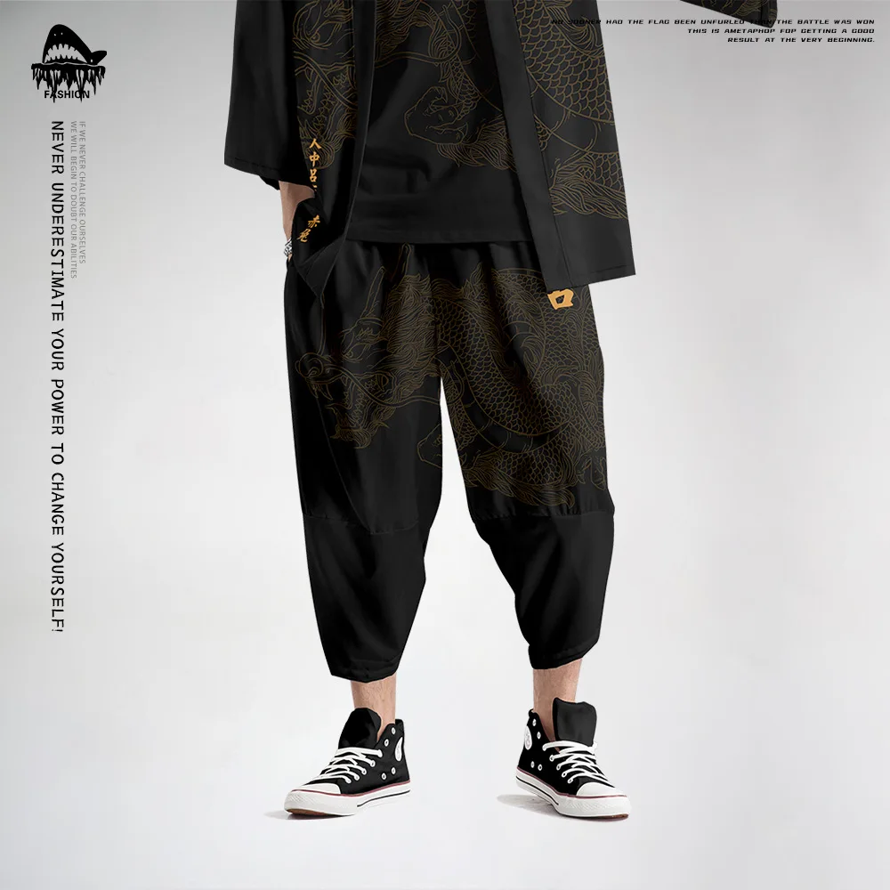 Chinese-Dragon-Pattern-Casual-Cropped-Trousers-Chinese-Hero-Elements-Ankle-length-Pants-Trend-Loose-Casual-Pants (3)