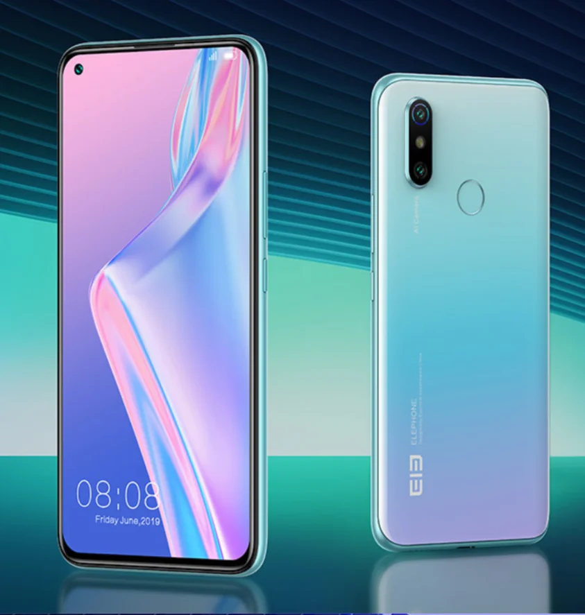 В наличии ELEPHONE U3H 6 ГБ 128 Helio P70 смартфон 53 &quotFHD + экран 48 МП Двойная Задняя камера 24