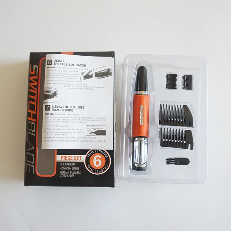 

Eyebrow Ear Nose Trimmer Removal Clipper Shaver Micro Precision Unisex with Led Light Personal Electric Hair Trimer Dropshipping