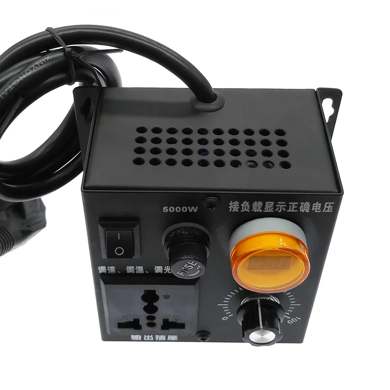 220V 5000W SCR Напряжение Давление регулятор двигателя Скорость Controllor регулирование температуры/Скорость регулирования/затемнения/Осветляющий