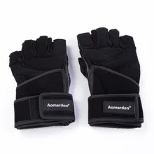 Aomardon, Перчатки для фитнеса, мужские перчатки с половинчатыми пальцами, перчатки для здоровья и красоты, спортивные перчатки для тренировок, противоскользящие перчатки для гантелей