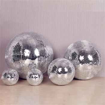 

Creative Christmas Hanging Mirror Ball Ornament Glass Modern Art Bar Decpration Home Decoration Accessories Party Supplies