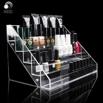 

Multi-layer Transparent Nail Polish Acrylic Display Stand Cosmetic Stand Holder Organizer Storage Rack Nail Art Manicure Tools