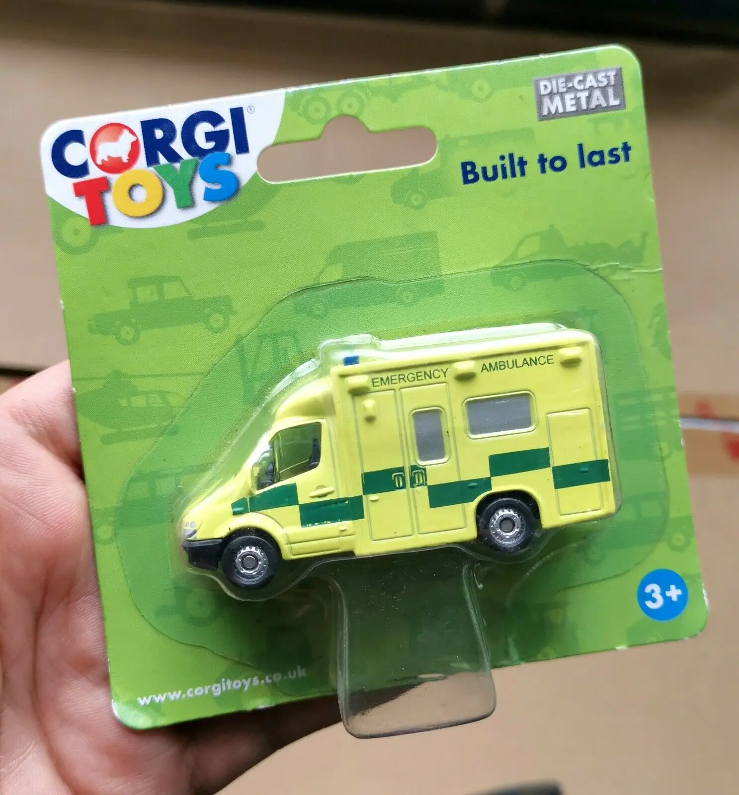 Игрушки Corgi 1/64 литая машина скорой помощи TY63114 модель автомобиля из сплава со