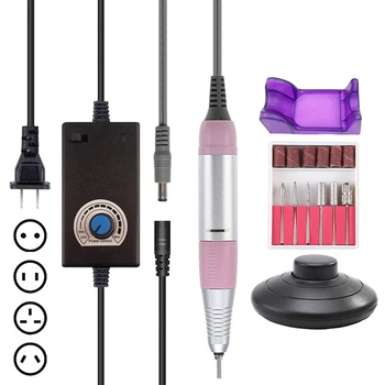 

35000RPM Electric Nail Drill Machine Set Manicure Pedicure Drill Machine 2Way Nail Salon Pedal Machine Strong Nail Drill Machine