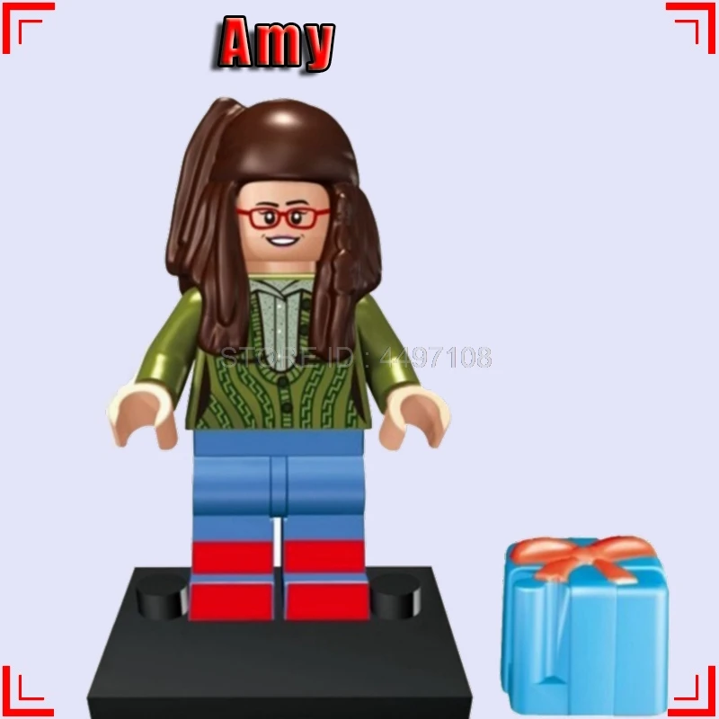 House Of paper Сезон 3 фильм фигурки Tokio комедии TBBT Amy строительные блоки Говард игрушки OW Джон Вик Доктор Кто Стрэндж Marvel - Цвет: Amy