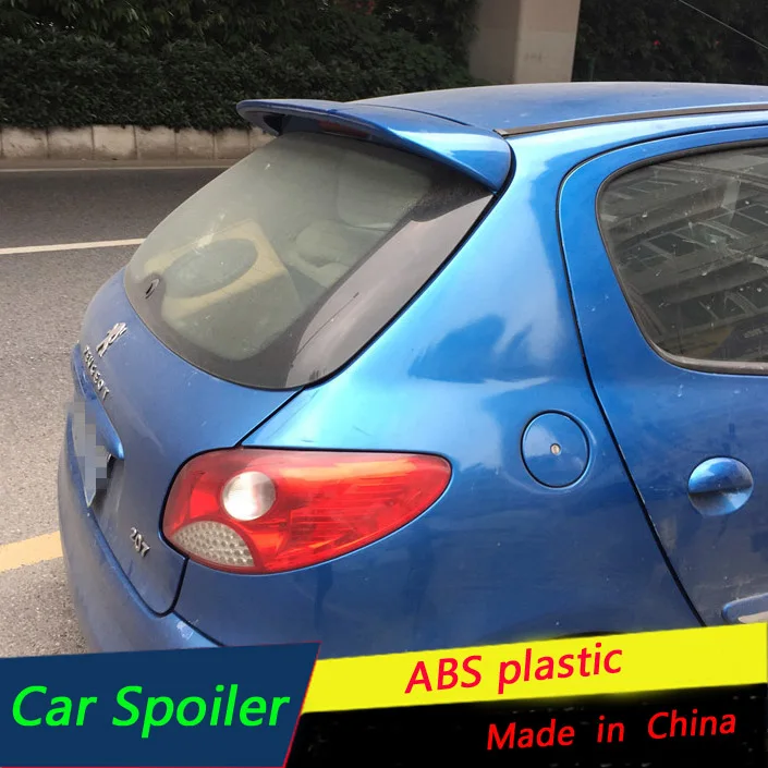 For Peugeot 207 Spoiler ABS Material Car Rear Wing Primer tail Sport 2008-09-10-2013 hatchback | Автомобили и мотоциклы