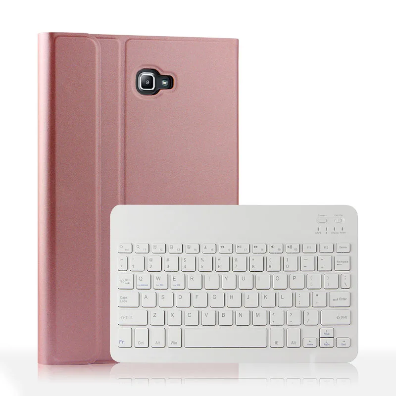 standard keyboard Беспроводной Bluetooth клавиатура Стенд кожаный чехол для Samsung Galaxy Tab A 10,1 T585 T580 SM-T580 SM-T585 T580N T585C - Цвет: standard keyboard