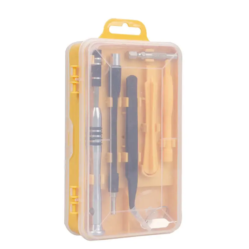 110 В 1 Многофункциональный магнитный прецизионный Набор отверток Инструменты Torx электронные устройства ремонт компьютера ПК Инструменты для мобильных телефонов - Цвет: Цвет: желтый