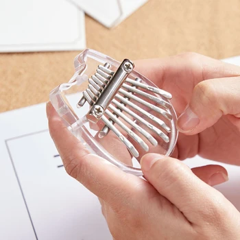 

8 Keys Musical Instrument Keyboard Portable Pendant Pocket Mini Kalimba Beginner Cute Thumb Piano Finger Handheld