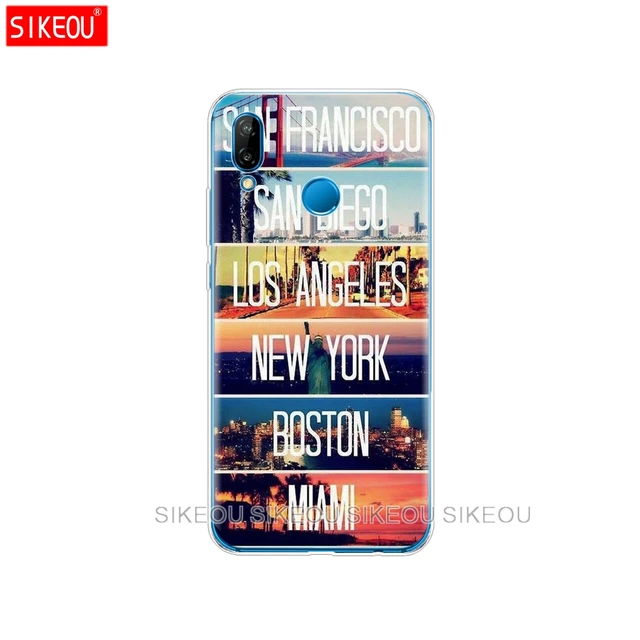 case for huawei P20 LITE case cover for huawei p20 pro case back cover silicon 360 full protective P 20 Lit Coque etui clear cat 33957