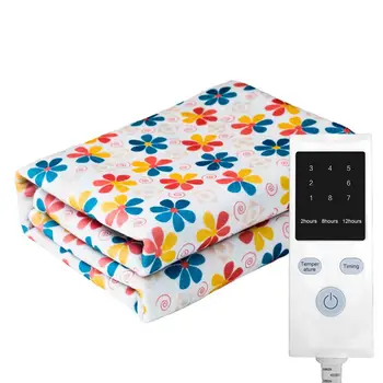 

150x70cm Water Circulation Heated Blanket Printed Electric Throw Blanket with Adjustable Heating Levels 45-135W